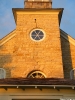 St. Rose at sunset before repointing